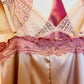 Sottoveste in raso e pizzo Exes D942