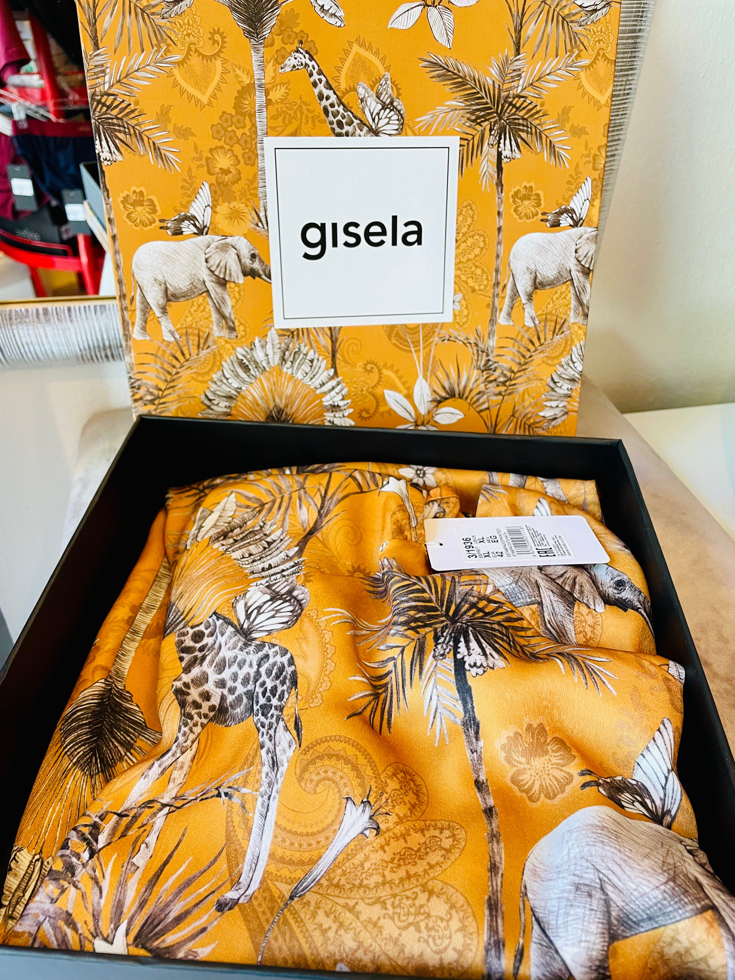 Sottoveste raso  fantasia safari 1965