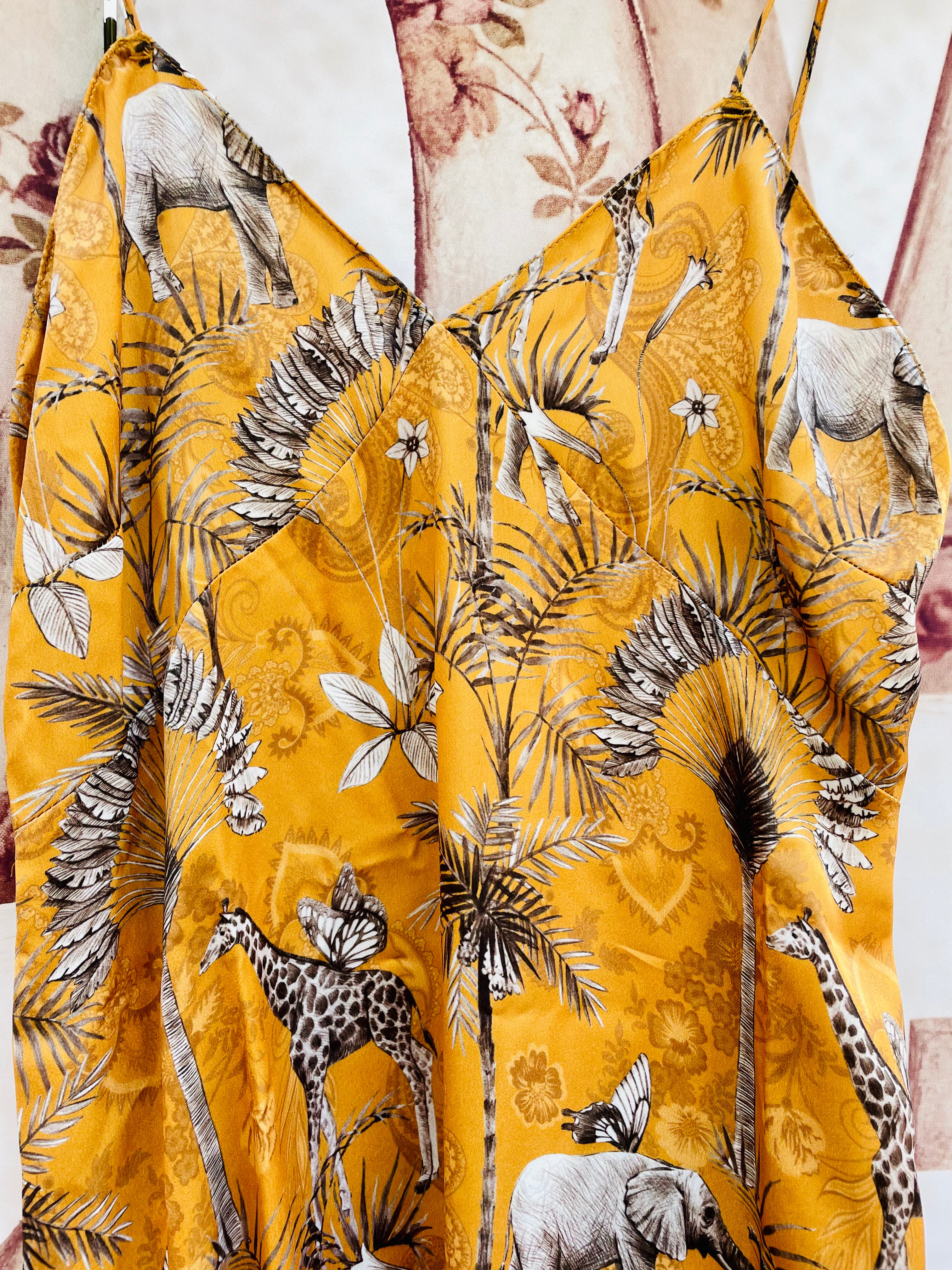 Sottoveste raso  fantasia safari 1965