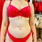 Slip Costume Rosso Pois Gisela ULTIME TAGLIE PRONTA CONSEGNA