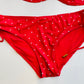 Slip Costume Rosso Pois Gisela ULTIME TAGLIE PRONTA CONSEGNA