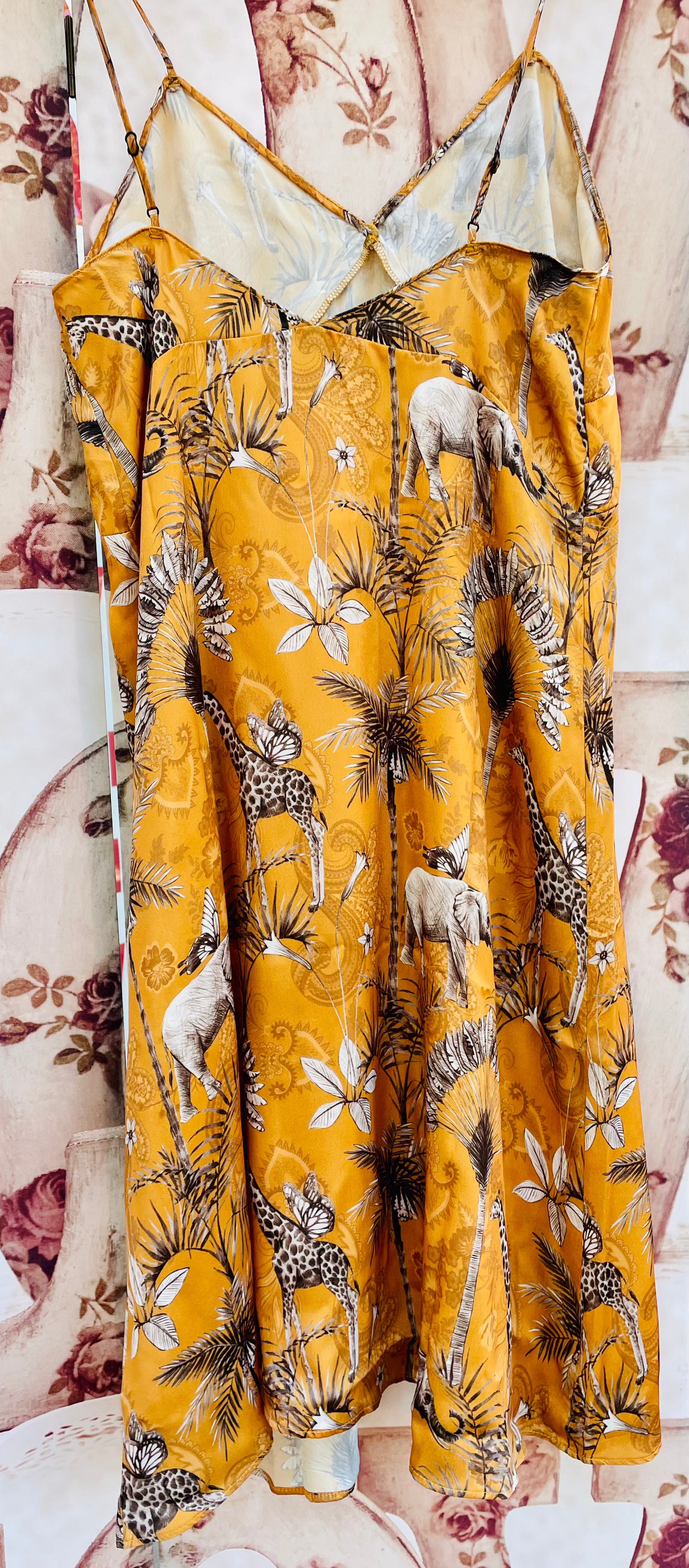 Sottoveste raso  fantasia safari 1965