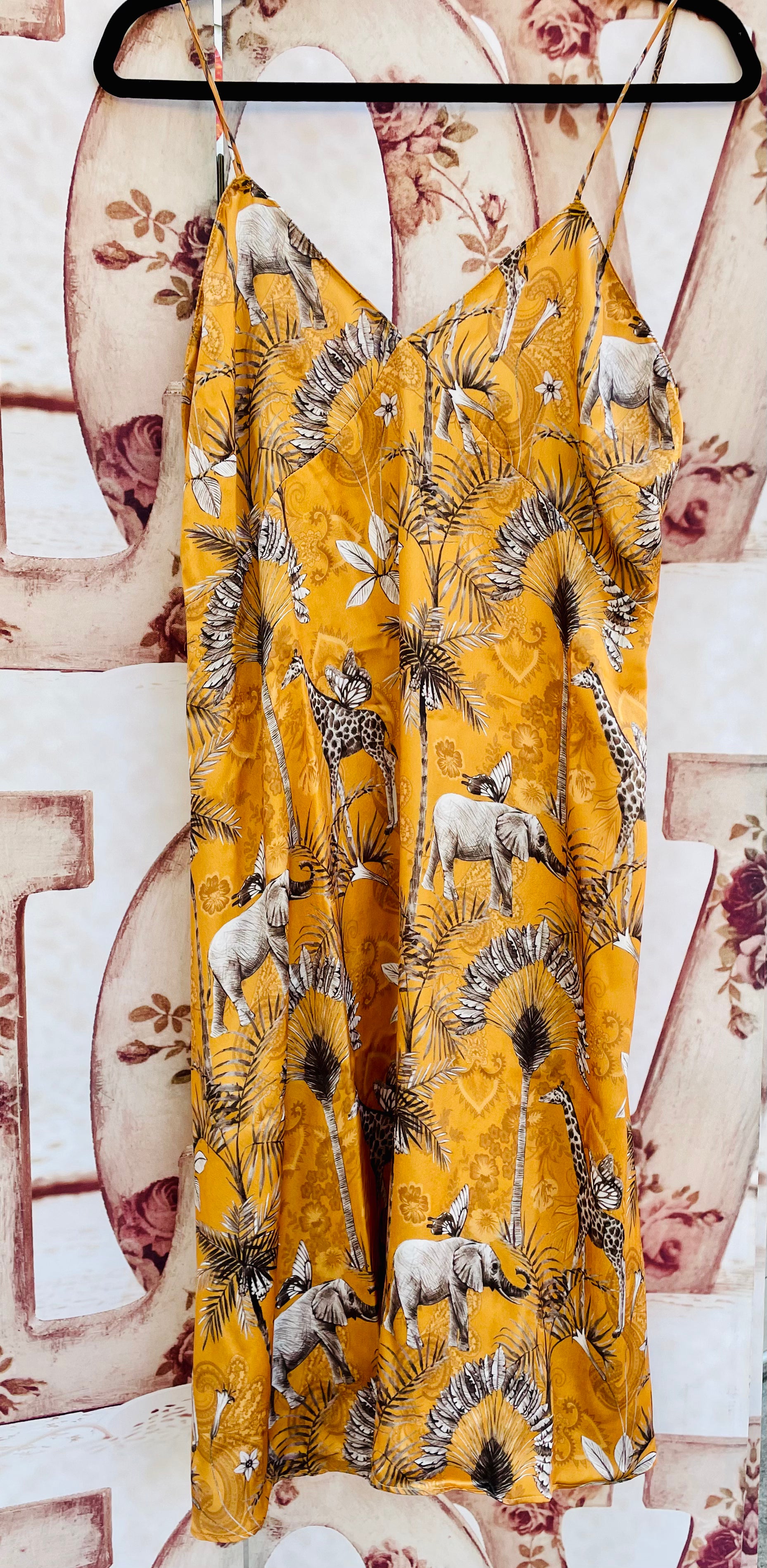 Sottoveste raso  fantasia safari 1965