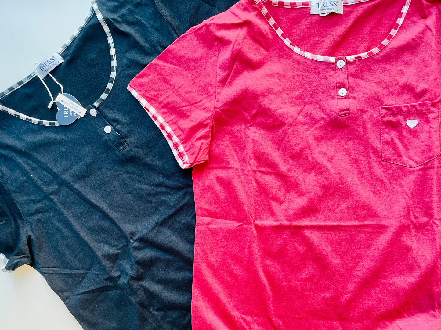 Pigiama T-shirt + pantaloncino quadri
