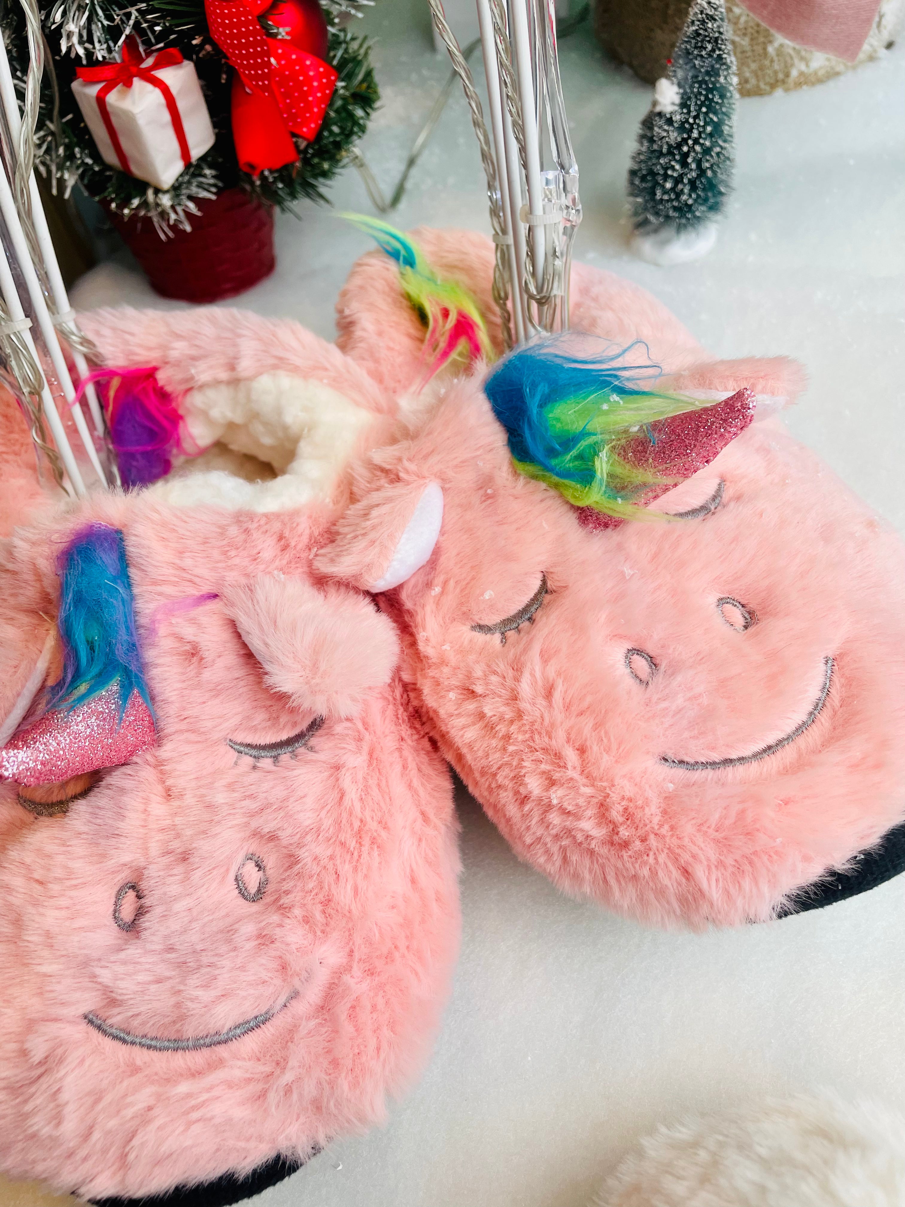 Ciabatte unicorno rosa