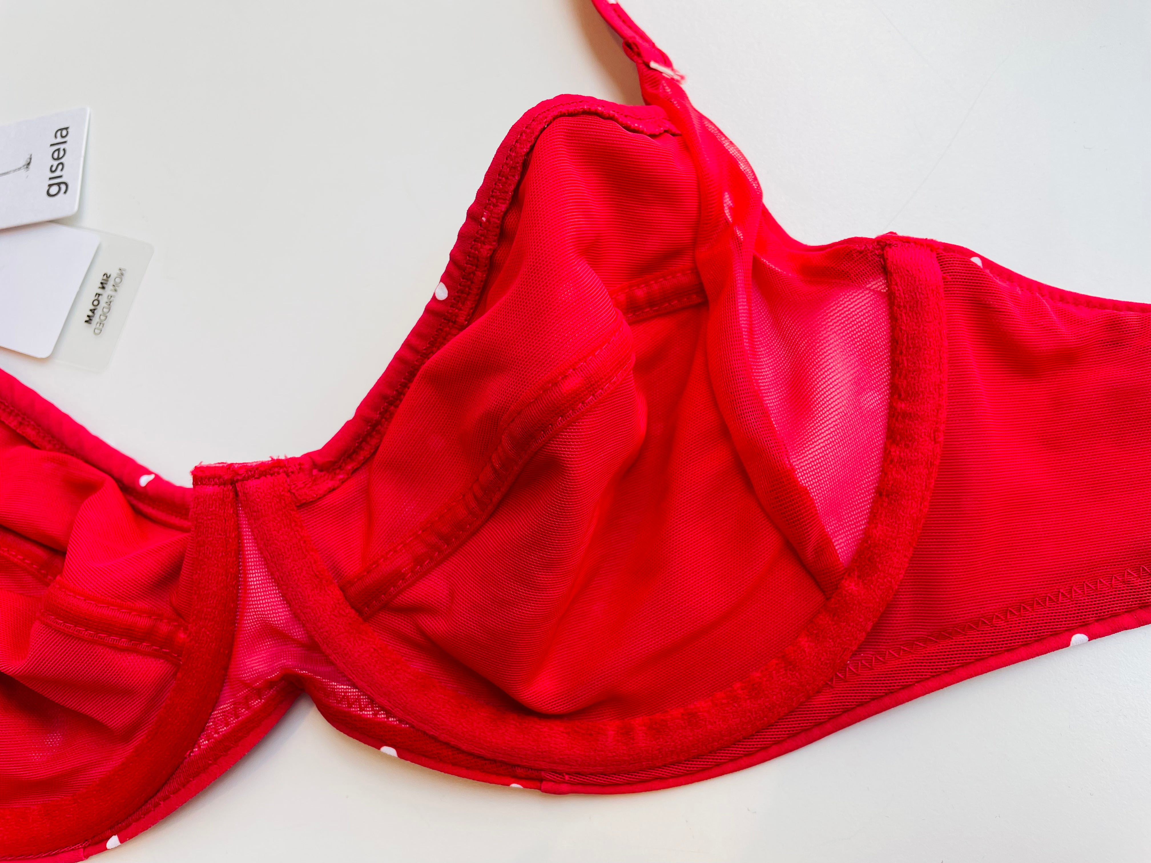 Costume due pezzi Rosso pois GISELA