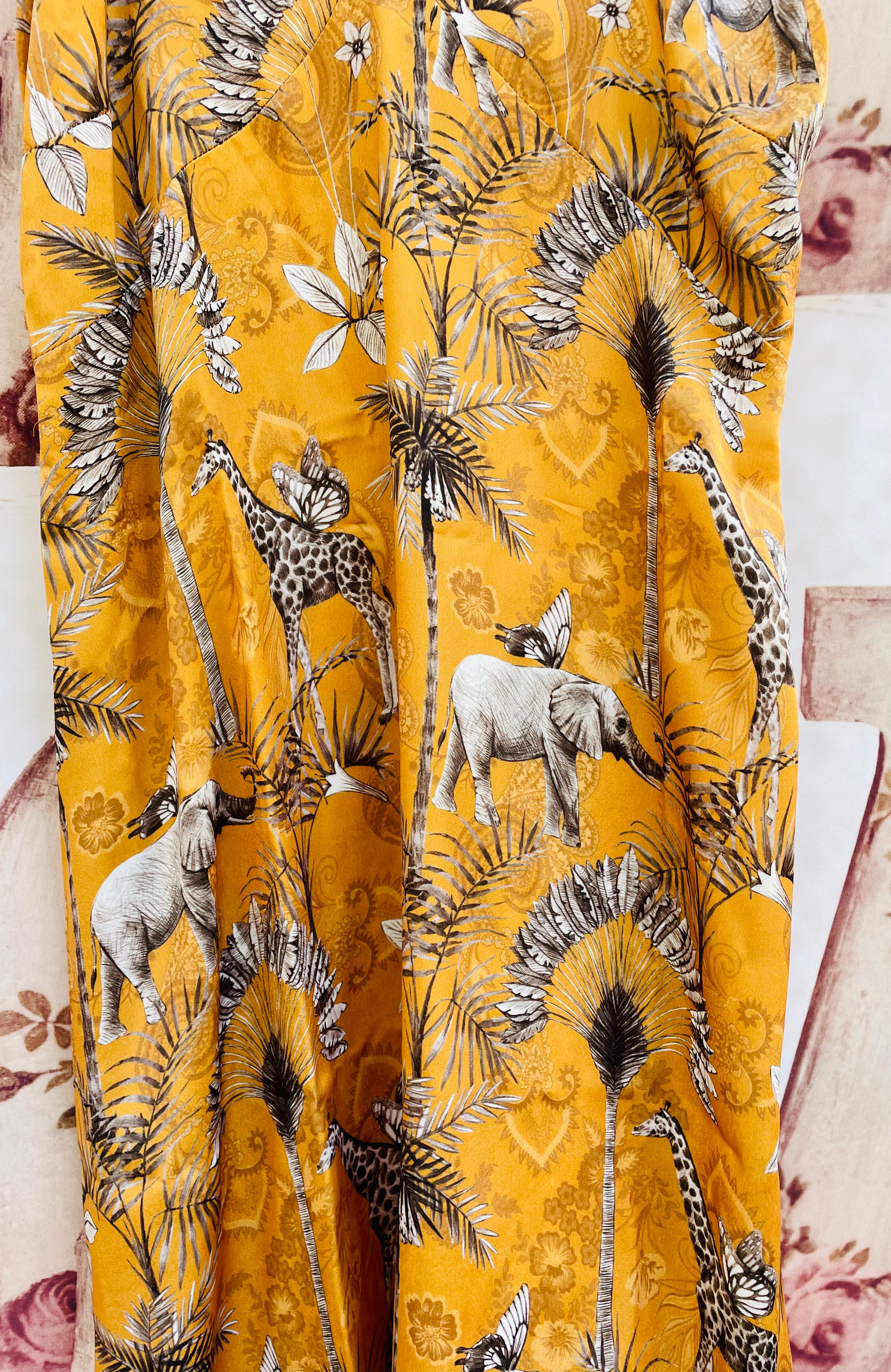 Sottoveste raso  fantasia safari 1965